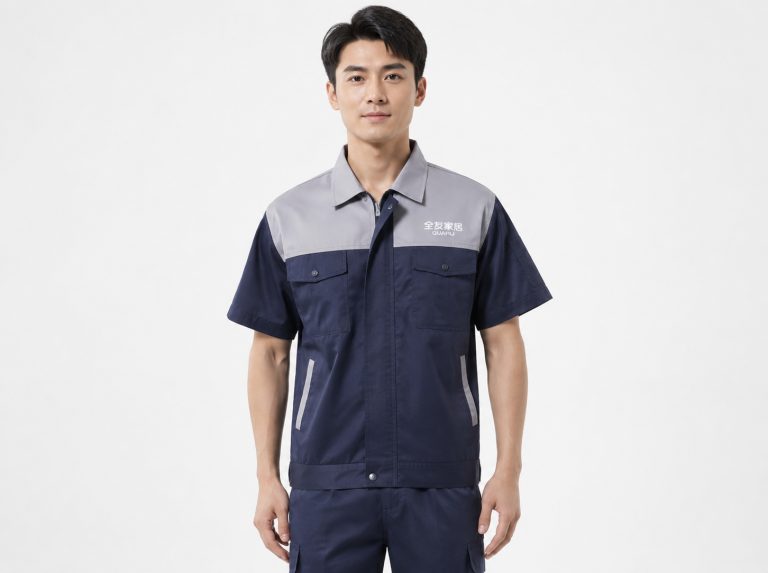 郴州企业纯棉涤棉工作服套装